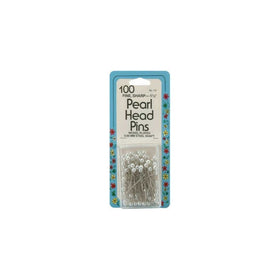 Collins C119 White Pearl Head Pins - Size 24 100/Pkg
