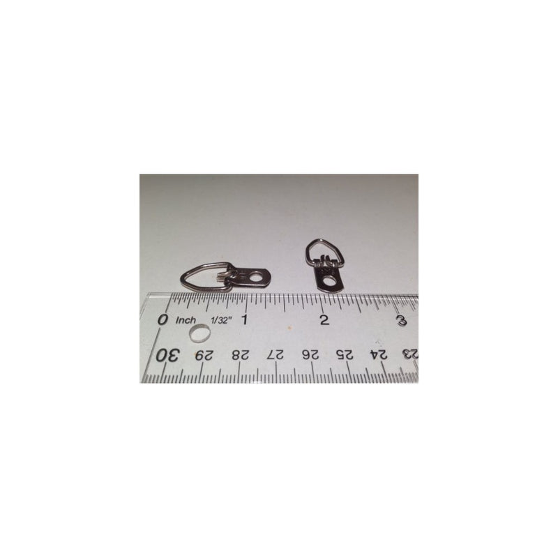 100 Heavy Duty Single Hole D Ring / Triangle Strap Hanger w/ Screws