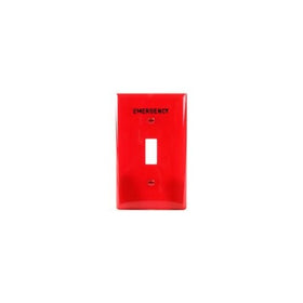 Cooper Wiring Pj1emrd Emergency Toggle Plate, Red