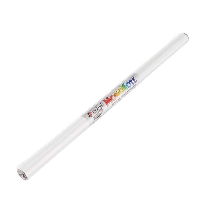 Top Flite MonoKote Flexible High-Gloss Polyester Covering Film (Opaque Jet White)