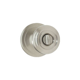 Kwikset Cameron Bed/Bath Knob in Satin Nickel