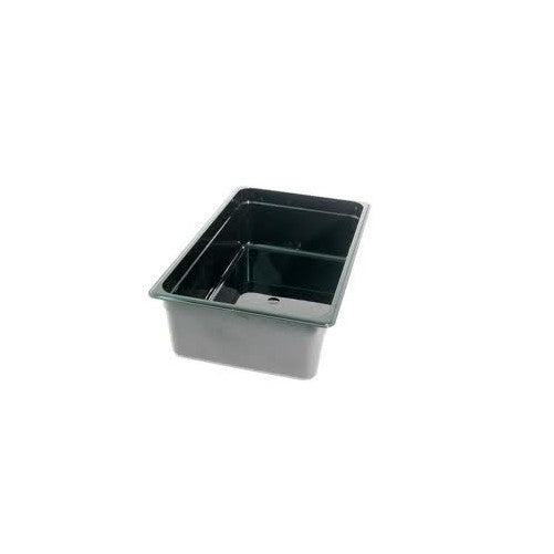 Cambro 16CW-110 Black Camwear Full Size Food Pan, 6" H