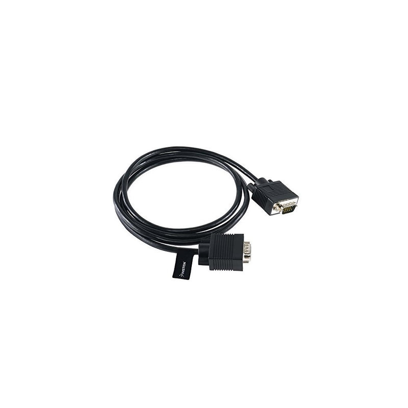 HD15 SVGA Monitor Cable Male to Male with Ferrite Bead Black 6 ft