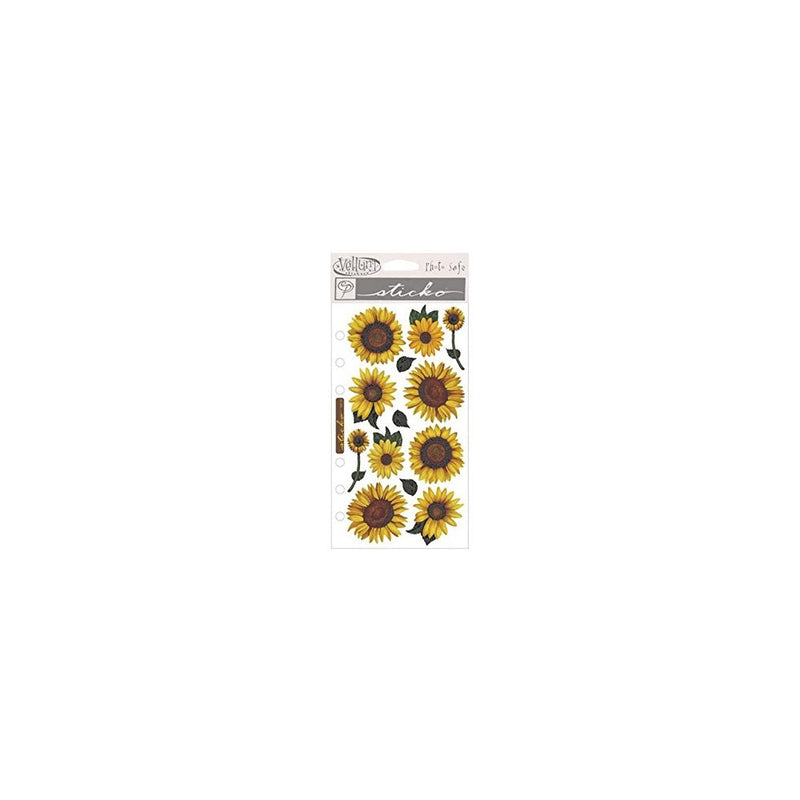Vellum Stickers - Sunflowers