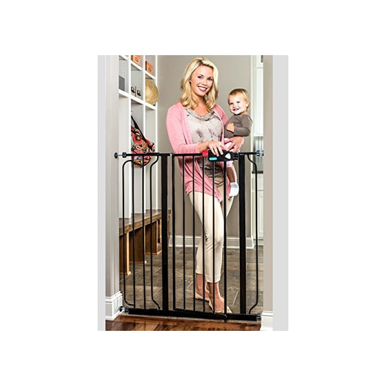 Regalo Deluxe Easy Step Extra Tall Gate, Black