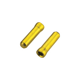 Jagwire Bicycle Brake Cable Tip - 500 Pieces - 1.2mm (Gold)