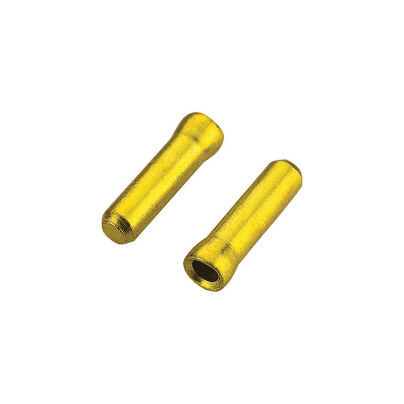 Jagwire Bicycle Brake Cable Tip - 500 Pieces - 1.2mm (Gold)