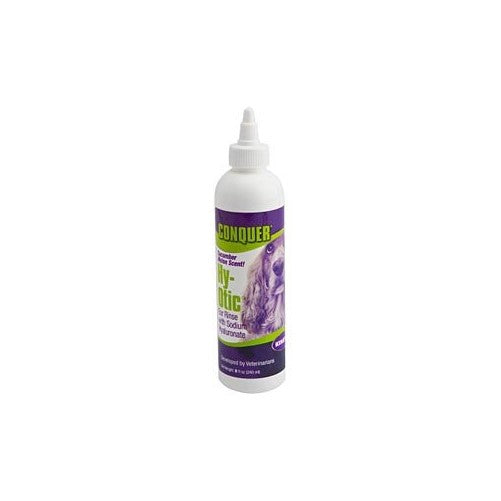 Conquer Hy-Otic Ear Rinse With Sodium Hyaluronate, 8 oz.