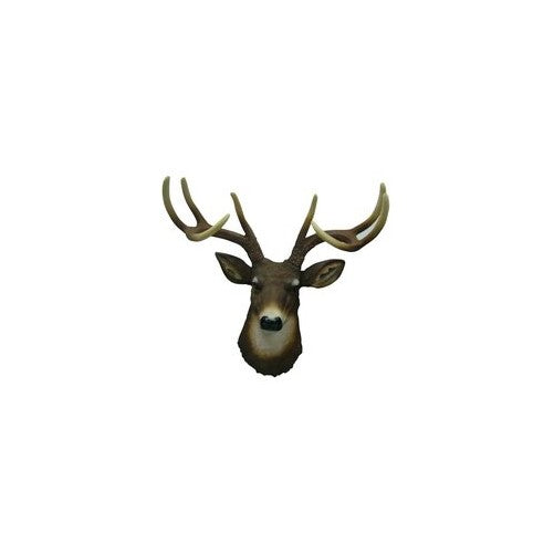 8 Point Buck Deer Head Bust Wall Hanging