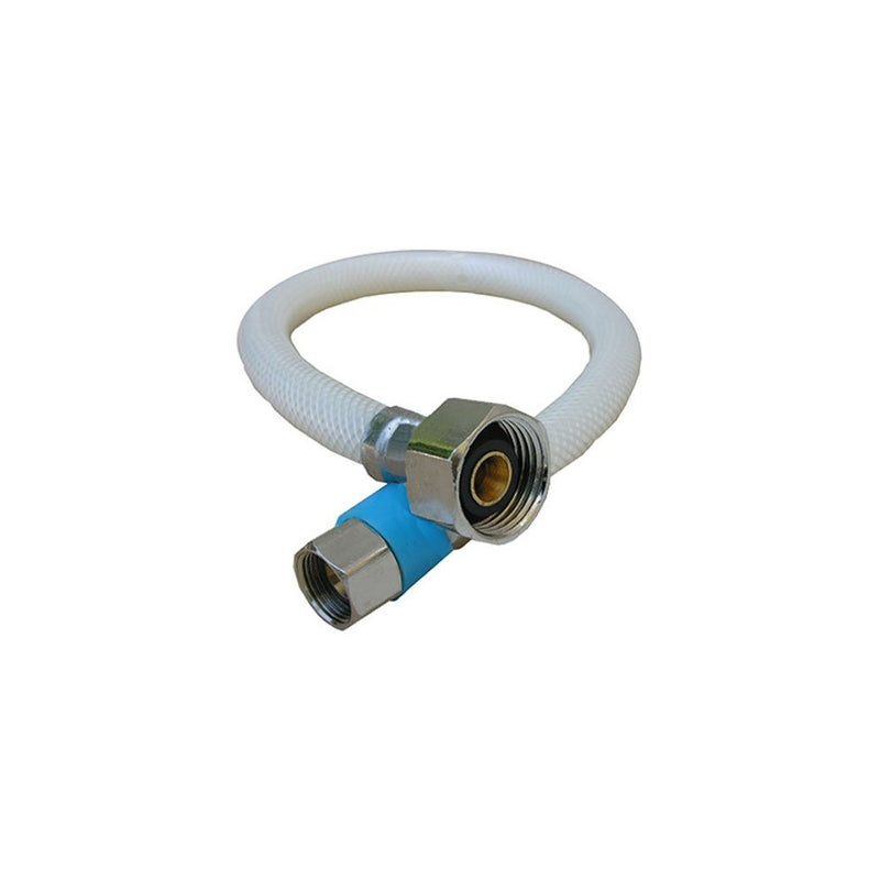 LASCO 10-2109 3/8-Inch Female Compression by 1/2-Inch Female Iron Pipe by 9-Inch Flex Braided Vinyl Water Supply