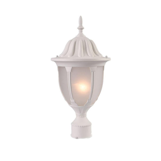 Acclaim 5067TW/FR Suffolk Collection 1-Light Post Mount Outdoor Light Fixture, Textured White