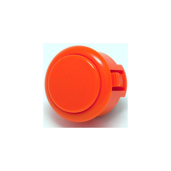 6 pc Set of Orange Sanwa Push Buttons OBSF-30-O