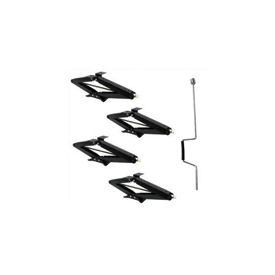 4 Heavy Duty 24" RV Stabilizer Scissor Jack Set (7500 lb)