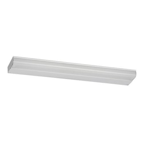 Lighting by AFX T8U25 Direct Wire 1-25 Watt T8 Task Lighting, White Metal Housing with White Diffuser