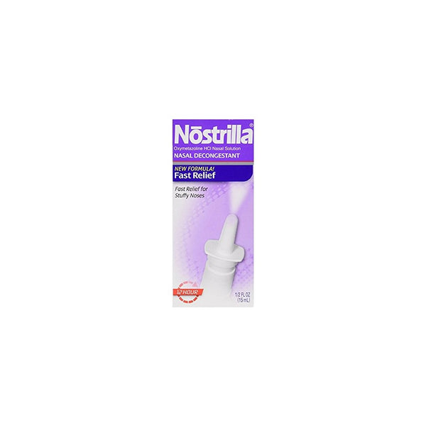 Nostrilla Nasal Decongestant Original Fast Relief 0.50 oz (Packs of 3)