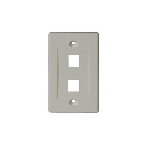 Tripp Lite N042-001-WH 2-Socket Faceplate - V57463