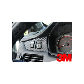 3M DI-NOC CA-421 BLACK CARBON FIBER 4ft x 1ft (4 sq/ft) Flex Vinyl Wrap