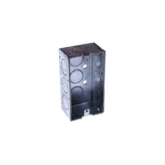 Hubbell Raco 8670 2-1/8-Inch Deep, 1/2-Inch End Knockouts, Welded 4-Inch by 2-Inch Handy Box