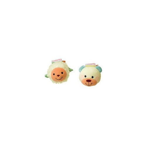 Infantino Wrist Rattles - Lamb and Bear