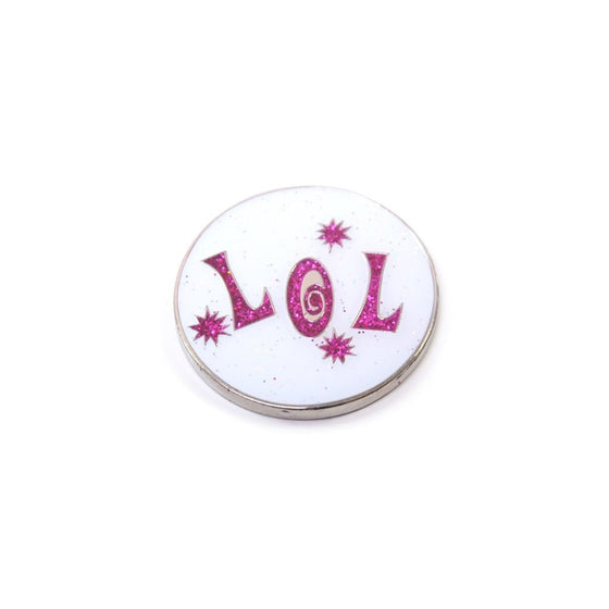 Navika Laugh Out Loud Glitzy Ball Marker with Hat Clip