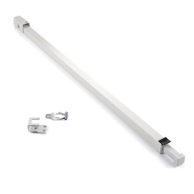 Ideal Security SK110 Patio Door Security Bar Child-Proof Lock, Adjustable 25-48 inches for Ventillation White