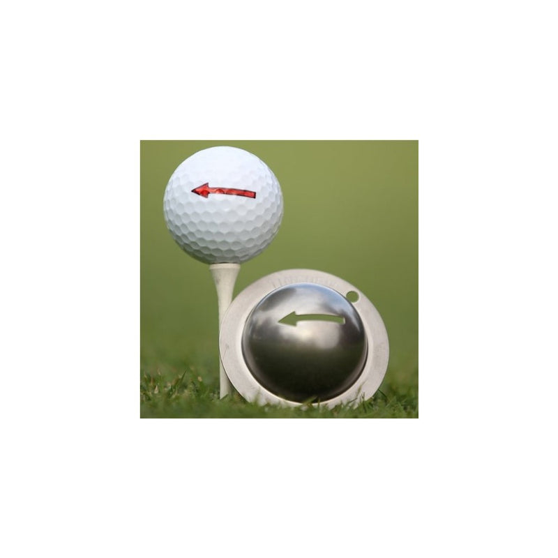 Tin Cup One Way Golf Ball Marking Stencil, Steel