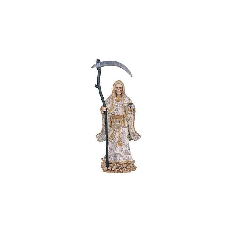 StealStreet SS-G-316.59 Santa Muerte with Money Robe & Crystal Ball Statue, 17.5"