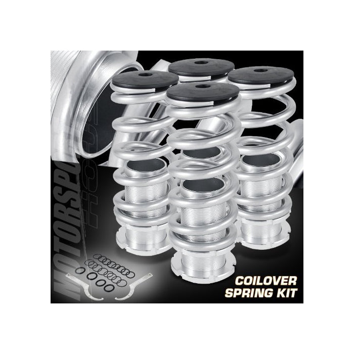 (Silver)88-00 Honda Civic/90-01 Acura Integra/90-02 Honda Accord/93-97 Honda Del Sol Coilovers Spring Kit High performance parts