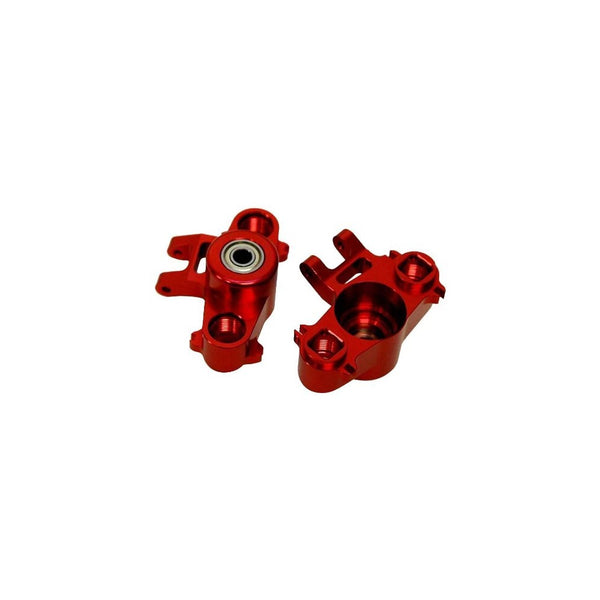 ST Racing Concepts ST5334R CNC Machined Precision Aluminum Heavy Duty Steering Knuckles with Larger 6 x 15 Bearings (Red)