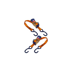 Keeper 05561 6' x 1" Retractable Ratchet Tie-Down, 2 Pack