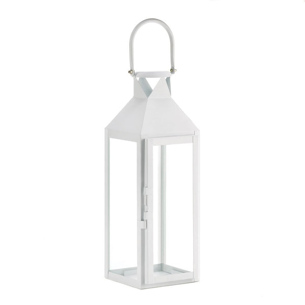 White Manhattan Cable Lantern