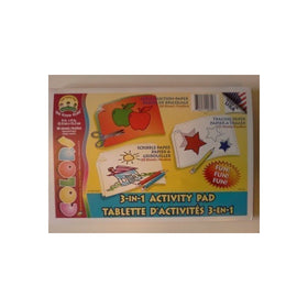 3-in-1 Activity Pad Construction Paper/Tracing Paper/Scribble Paper