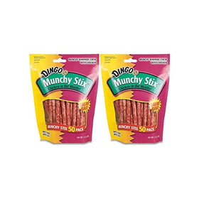 Dingo Munchy Stix Treats, 50-Count (Pack of 2)