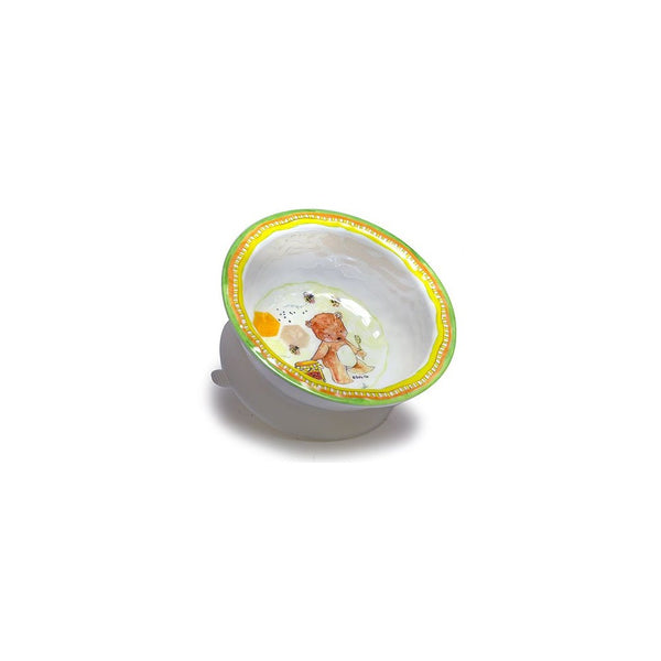 Baby Cie Doux Comme Du Miel 'Sweet As Honey' Textured Suction Bowl, Multicolor