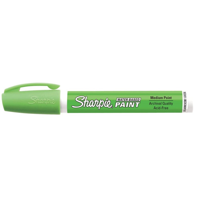Sharpie Poster-Paint Markers Fluorescent, Green (37215)