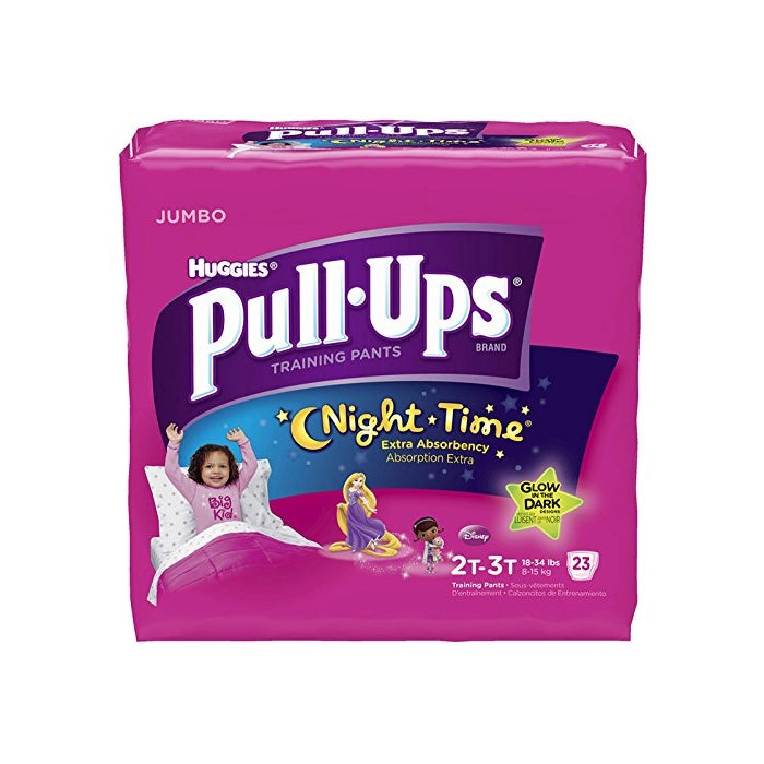 Huggies Pull-Ups Nighttime Training Pants - Girls - 2T-3T - 23 ct