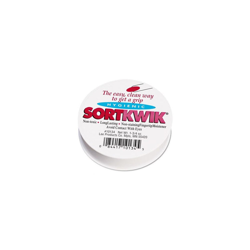 Sortkwik Fingertip Moistener, 1-3/4-oz. Non-Skid Case [Set of 2]