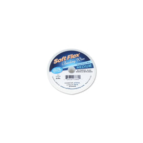 Soft Flex Wire 49-Strand .019" Diameter 30ft/Pkg-Satin Silver