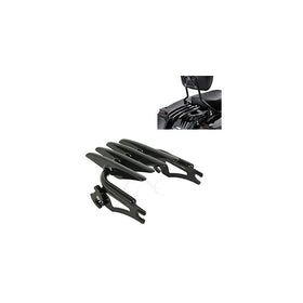 New Motorcycles Black Stealth Pak Pack Luggage Rack Mount For Harley Electra Street Glide Road King FLHX FLHT 2009 Up