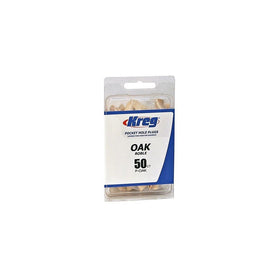 Kreg P-OAK Oak Plugs for Pockets, 50-Pack