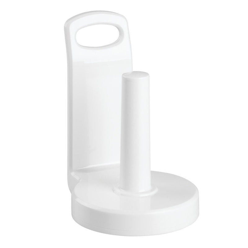 InterDesign Paper Towel Holder for Kitchen Countertops - White