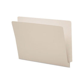 Smead End Tab File Folder, Shelf-Master Reinforced Straight-Cut Tab, Letter Size, Gray, 100 per Box (25310)