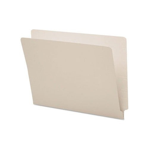 Smead End Tab File Folder, Shelf-Master Reinforced Straight-Cut Tab, Letter Size, Gray, 100 per Box (25310)