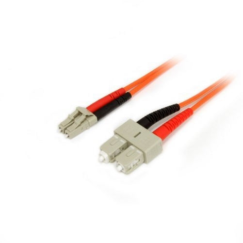 StarTech.com 2-Meter Multimode 50/125 Duplex Fiber Patch Cable LC - SC (50FIBLCSC2)