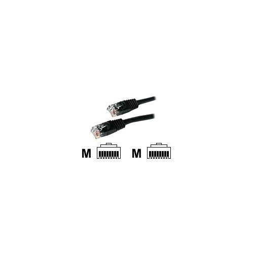 StarTech.com Cat5e Ethernet Cable - 15 ft - Black- Patch Cable - Snagless Cat5e Cable - Network Cable - Ethernet Cord - Cat 5e Cable - 15ft