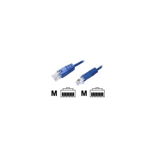 StarTech.com Blue Molded Crossover RJ45 UTP Cat5e Patch Cable - 3 Feet (M45CROSS3BL)