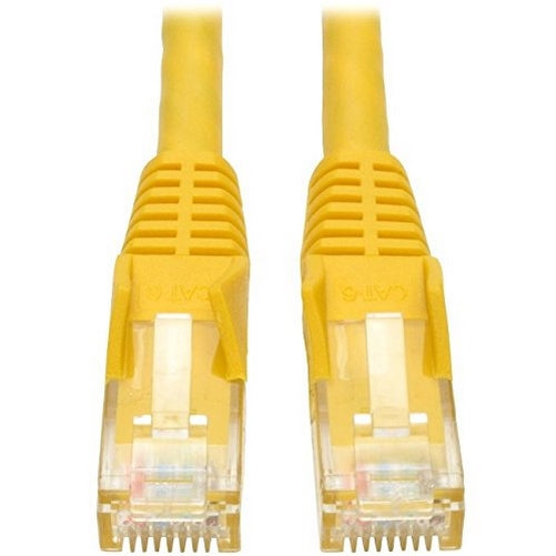 Tripp Lite Cat6 Gigabit Snagless Molded Patch Cable (RJ45 M/M) - Yellow, 7-ft.(N201-007-YW)