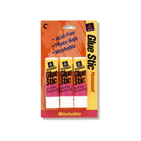 Avery Permanent Glue Stic, 0.26 oz each, Pack of 3 (164)