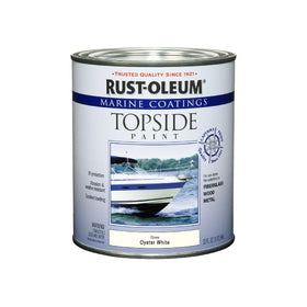 Rust-Oleum 207001 Marine Topside Paint, Oyster White, 1-Quart