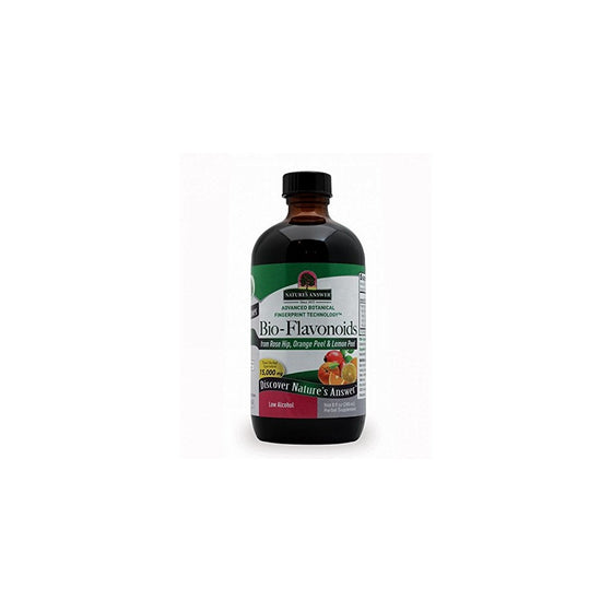 Nature's Answer Bio-Flavonoids and Rose Hips with Organic Alcohol, 8-Fluid Ounces